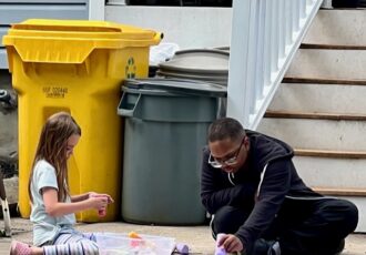 ACDC Baltimore’s 4-H Club Chalking It Up between Drone Launches